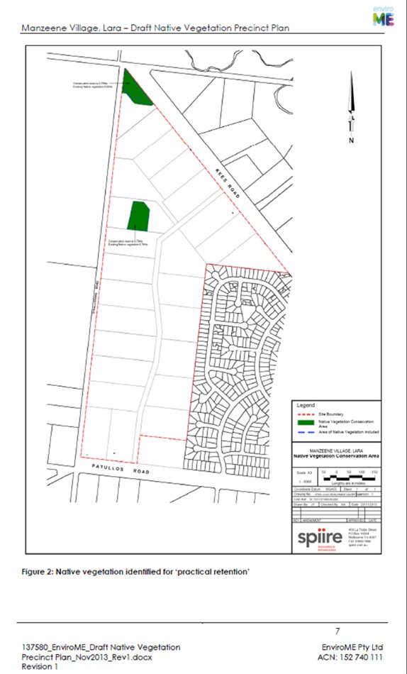 Manzeene Village Lara - Draft Native Vegetation Precinct Plan - Page 7