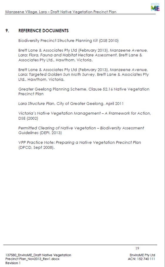 Manzeene Village Lara - Draft Native Vegetation Precinct Plan - Page 19