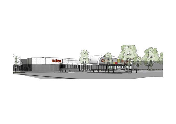 Appendix 5 - Proposed supermarket perspective drawings - image 1