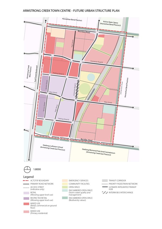 Armstrong Creek Town Centre - Future Urban Structure Plan