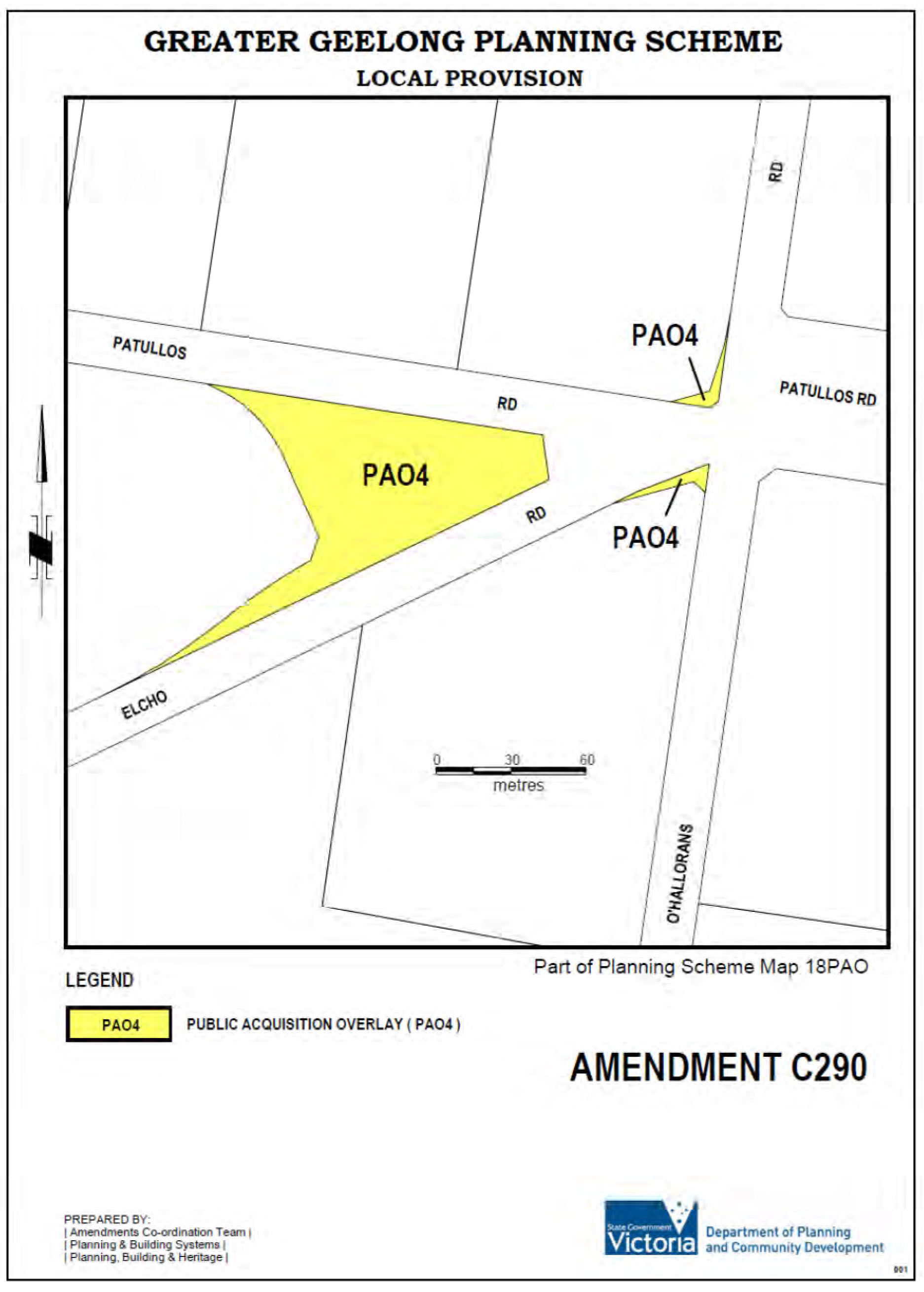 Amendment C290 - Public Aquisition Overlay (PAO4)
