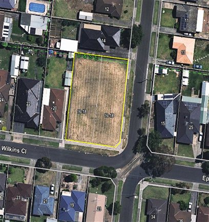 Aerial photo of 16-18 Wilkins Close Corio