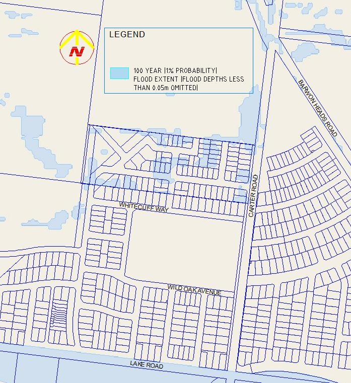 Current flood map