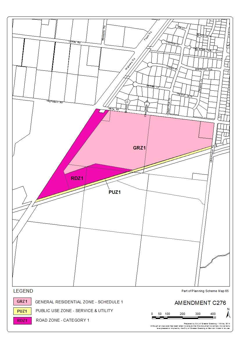 Proposed Development Plan Overlay