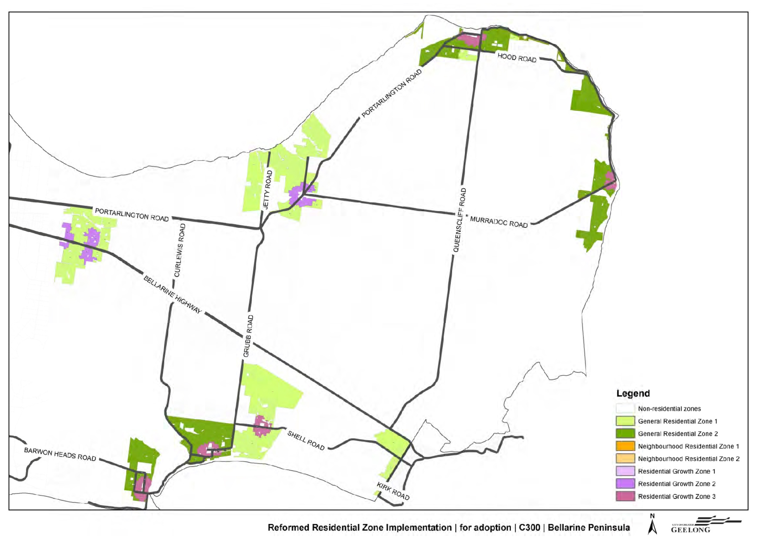 Reformed Residential Zone Implementation for adoption C300 - Bellarine Peninsula