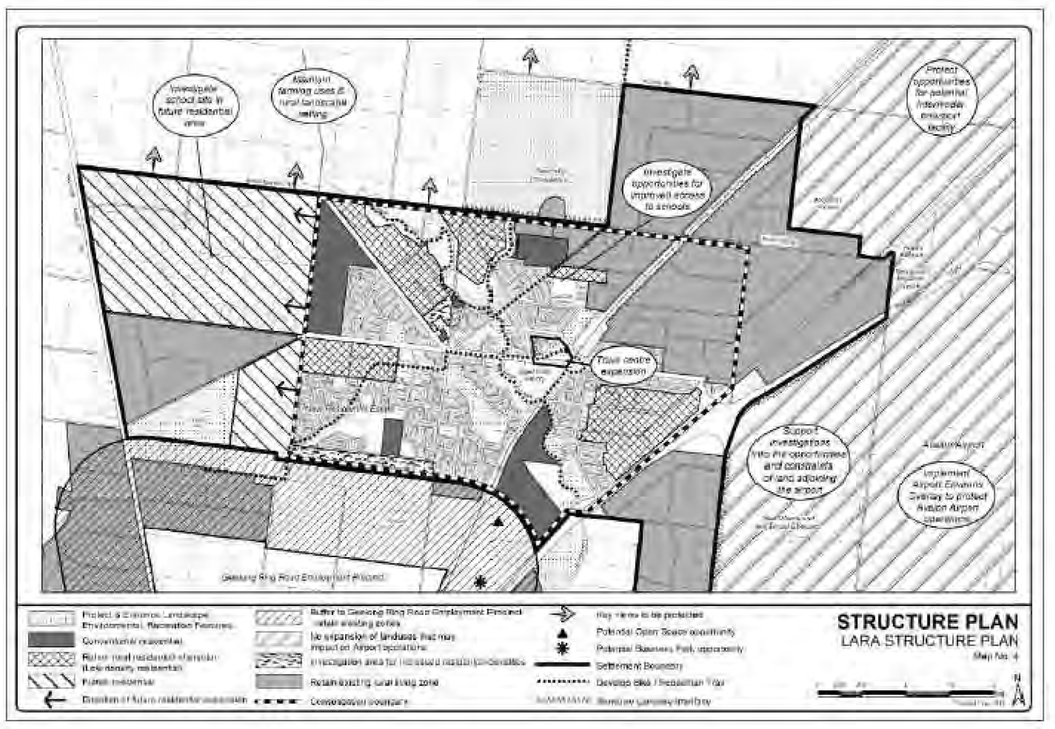Adopted Lara Structure Plan Map