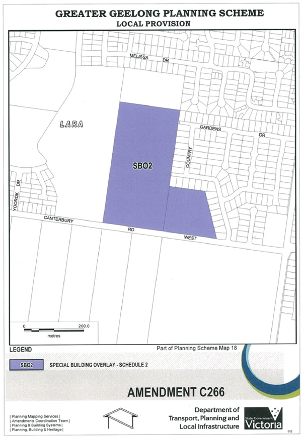 Map showing Special Building Overlay - Schedule 2