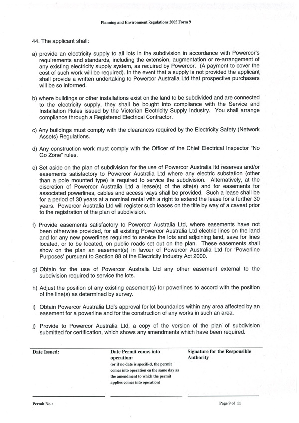 Planning Permit No: 780/2013 - Page 9 of 11