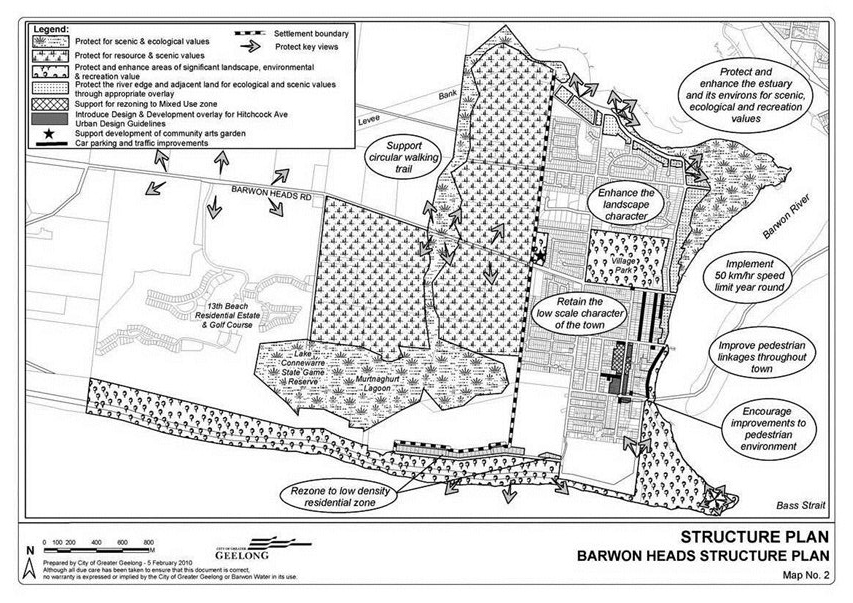 Barwon Heads Structure Plan - Map No. 2