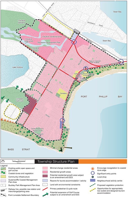 Point Lonsdale Structure Plan map