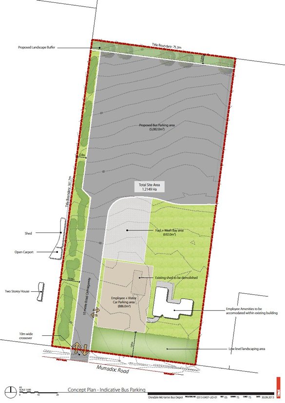 Bus Depot Layout
