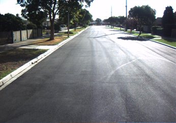 Example of good road condition