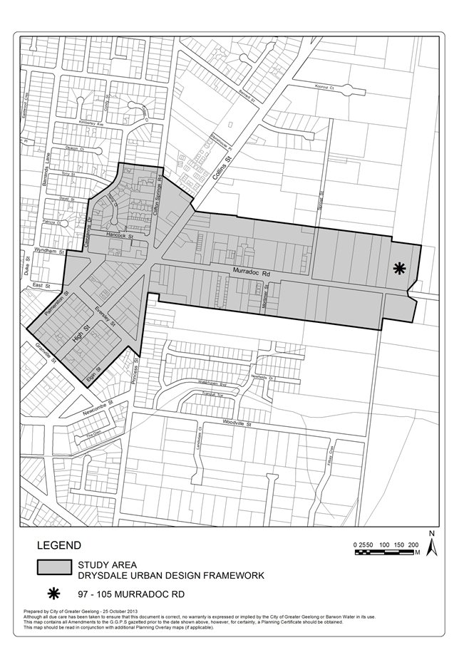 Drysdale Urban Design Framework Study Area