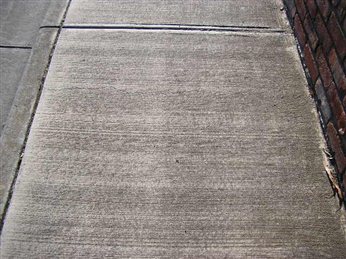 Example of good footpath condition