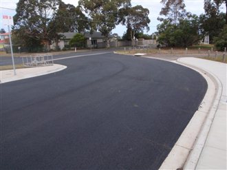 Example of good kerb and channel condition