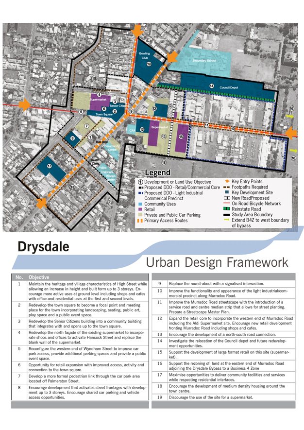 Drysdale UDF Overall Framework Map