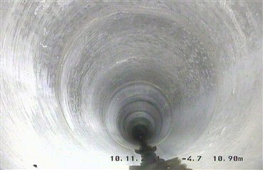 Example of drainage in good condition