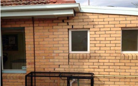 Example of a community services building in poor condition