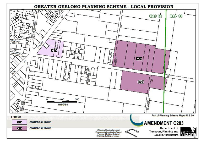 Amendment C283 - Commercial Zone 1 and 2