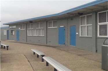 Example of sport and recreation building in poor condition