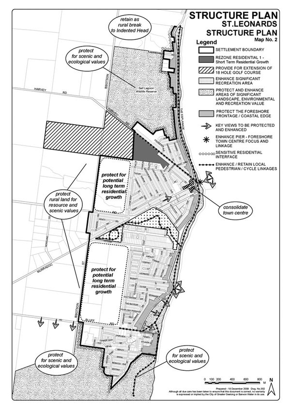 St Leonards Structure Plan - Map No 2