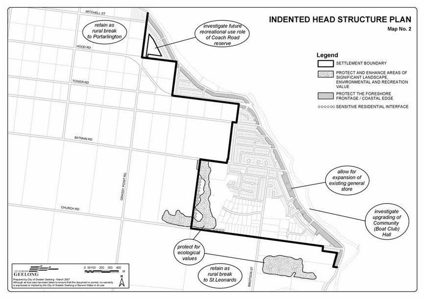 Indented Head Structure Plan - Map No. 2
