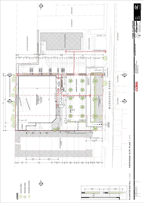 Proposed Coles Development Plan