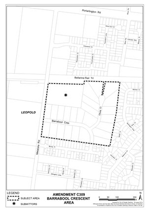 Amendment C309 - Barrabool Crescent Area