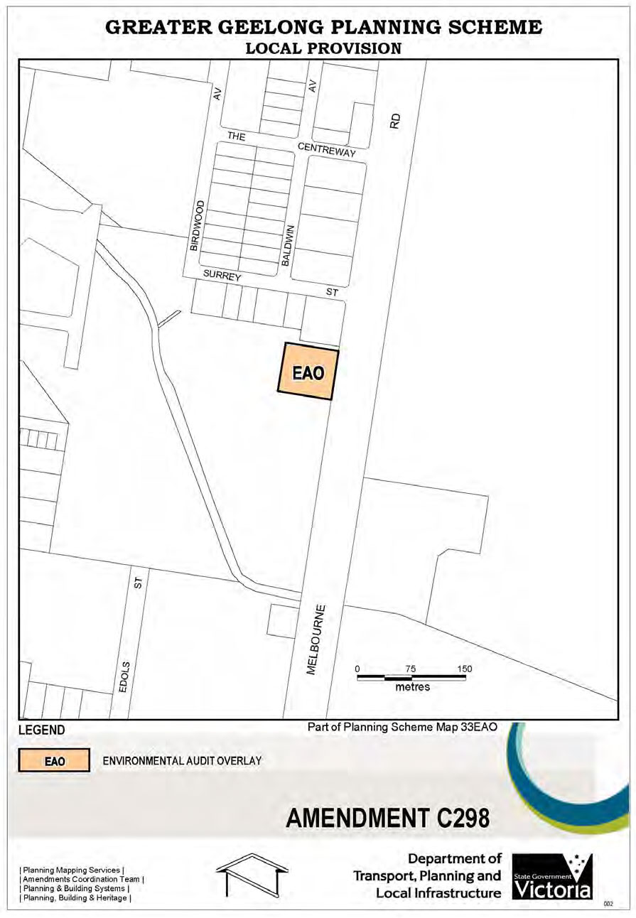 Amendment C298 - Environmental Audit Overlay