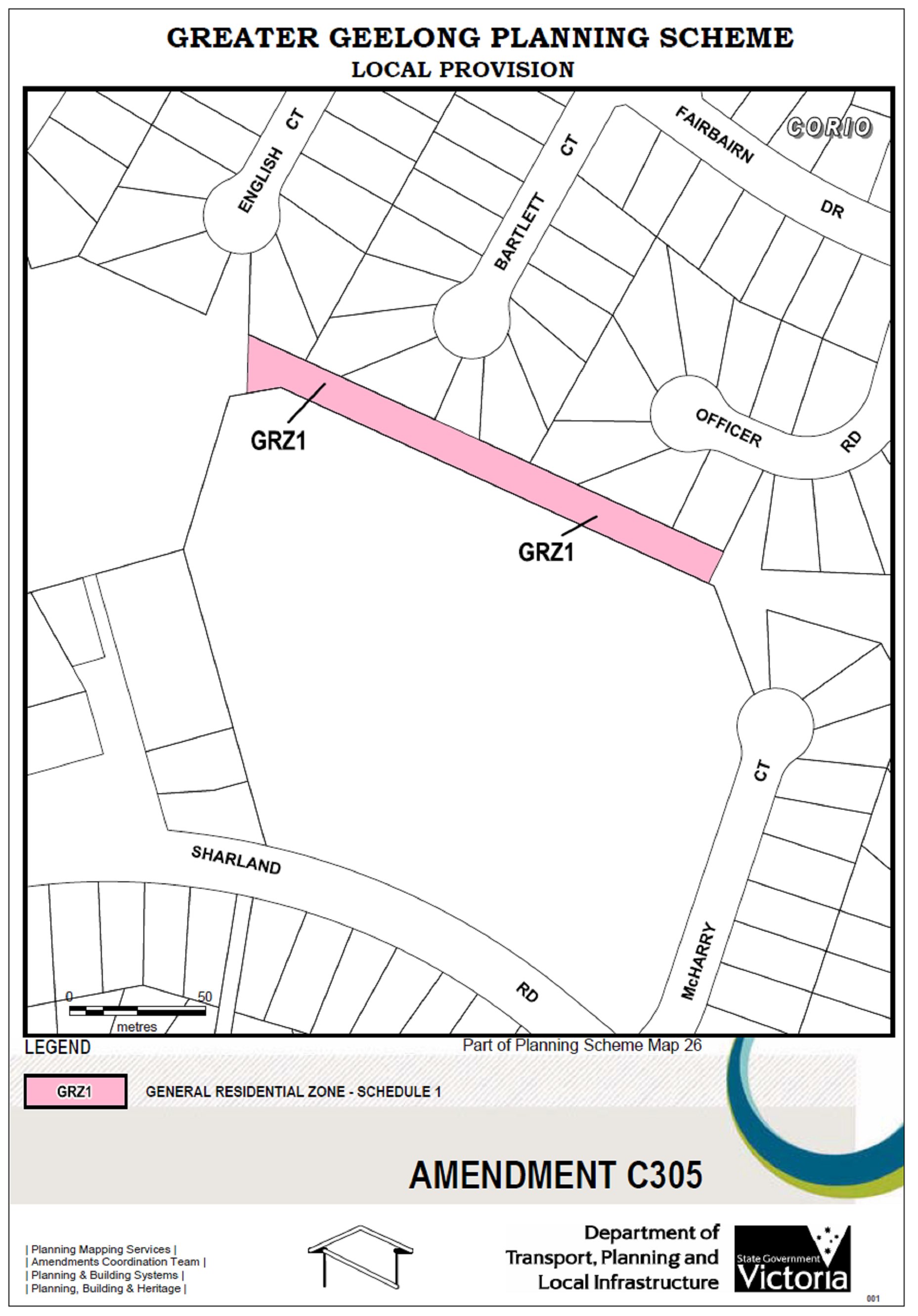 Local Provision - Amendment C305: General Residential zone - Schedule 1