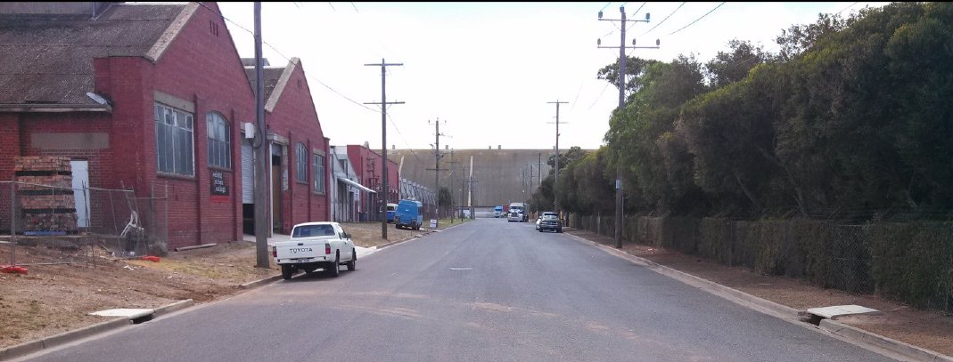 McLeod Street (Looking North – site on left)
