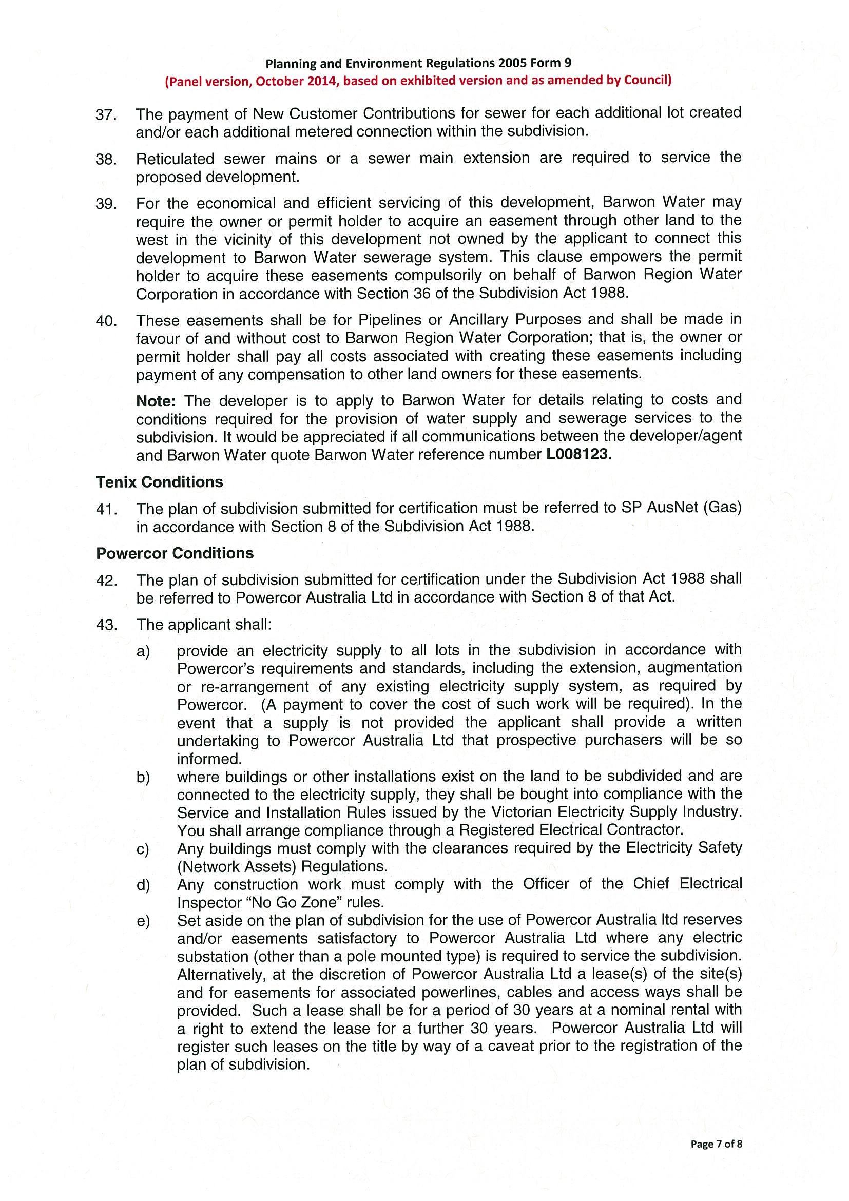 Planning Permit 780/2013 - Page 7 of 8