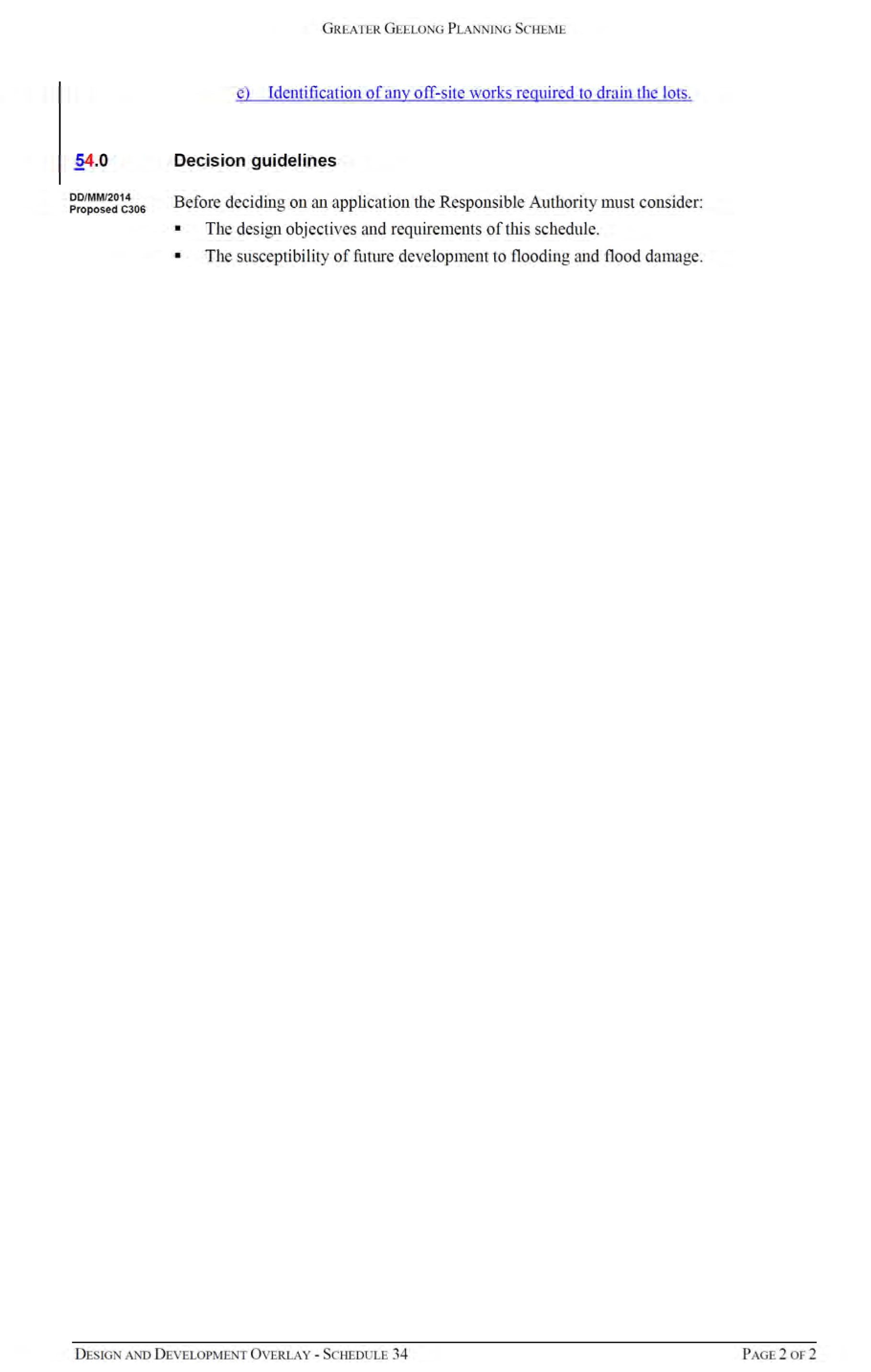 Proposed DDO changes - Page 2 of 2