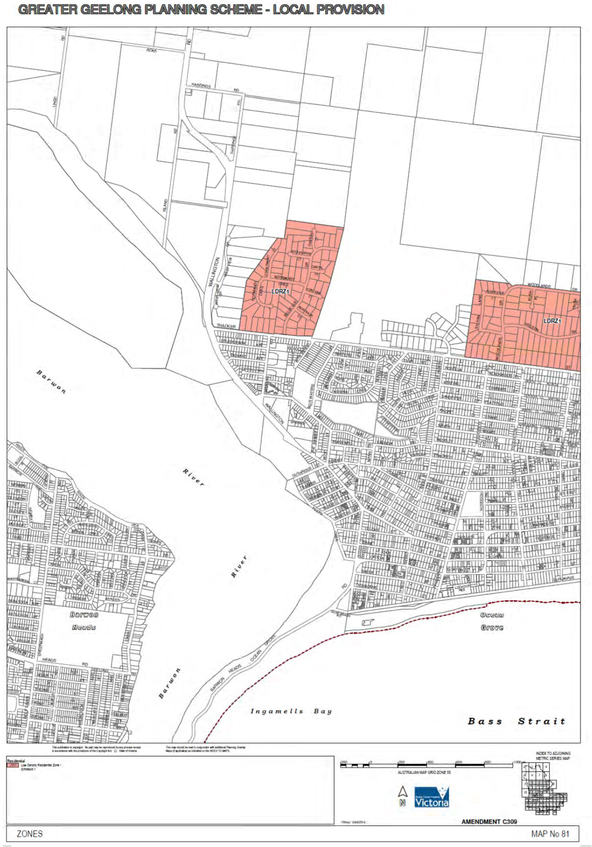 Greater Geelong Planning Scheme - Local Provision - Map No. 81