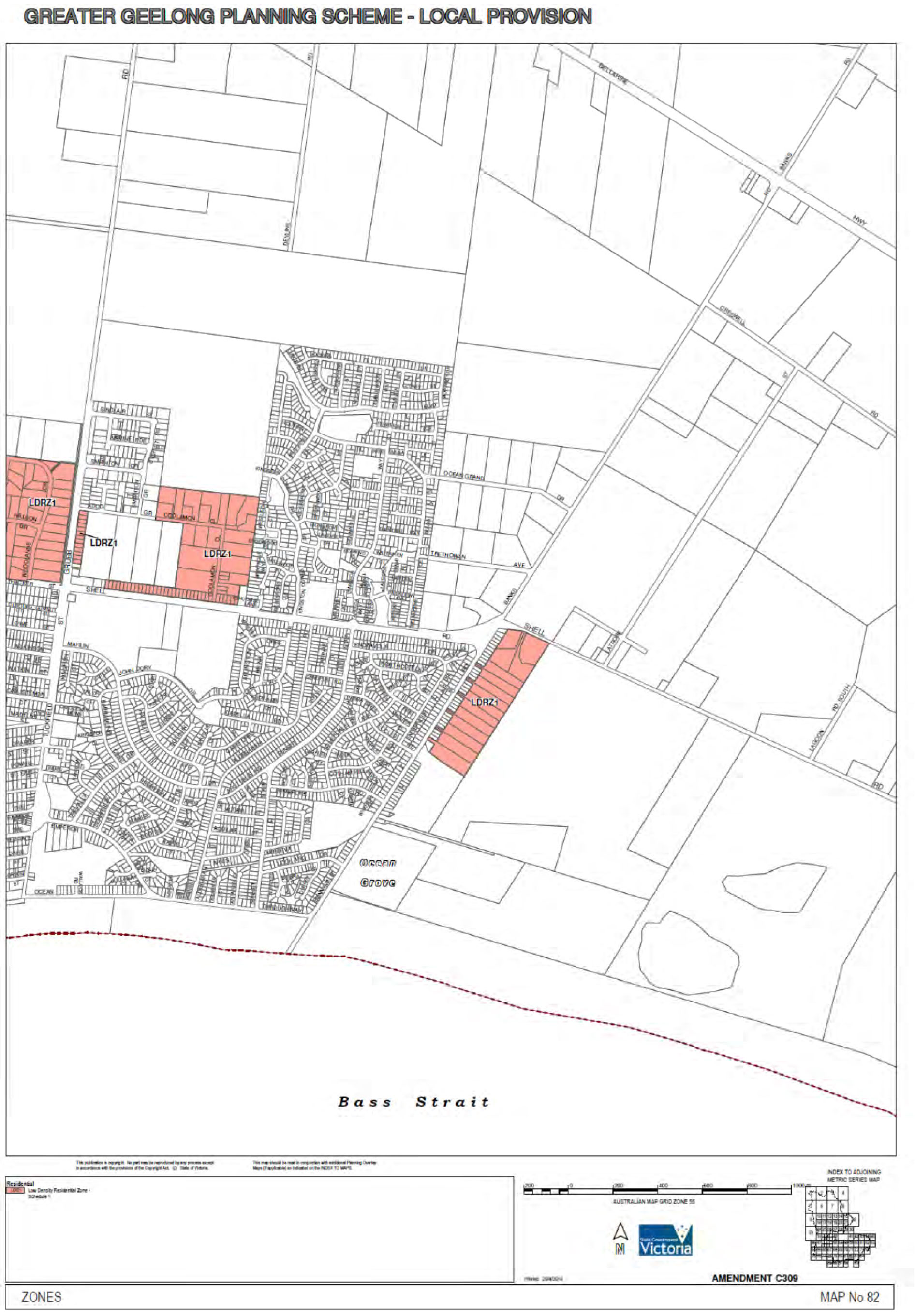 Greater Geelong Planning Scheme - Local Provision - Map No. 82