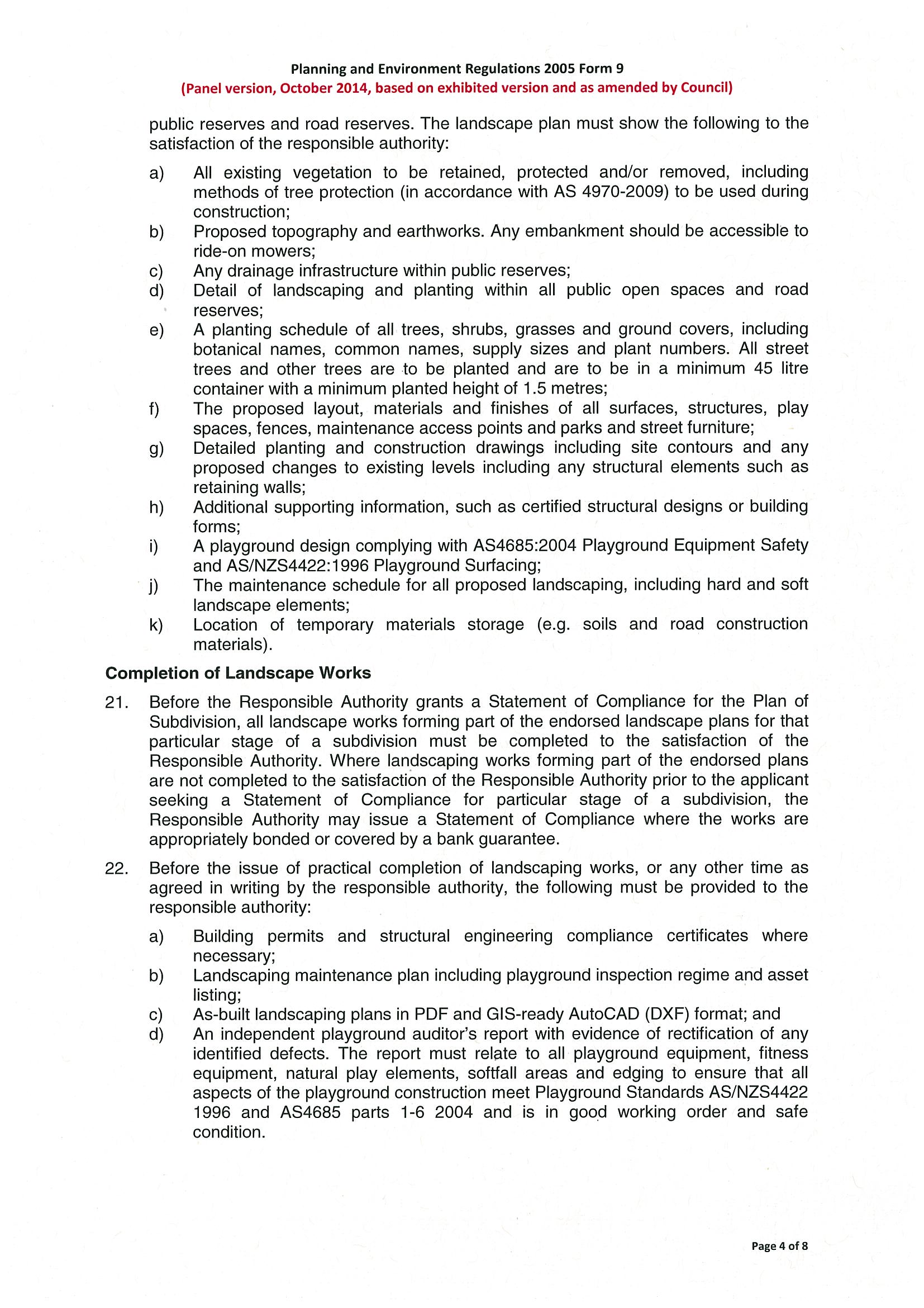 Planning Permit 780/2013 - Page 4 of 8