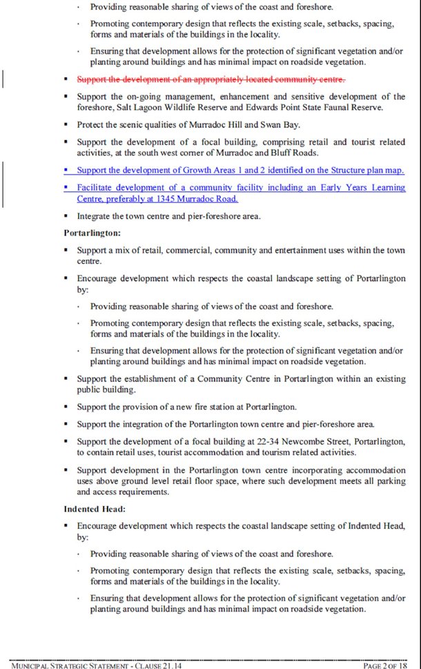 Municipal Strategic Statement - clause 21.14 - Page 2 of 18