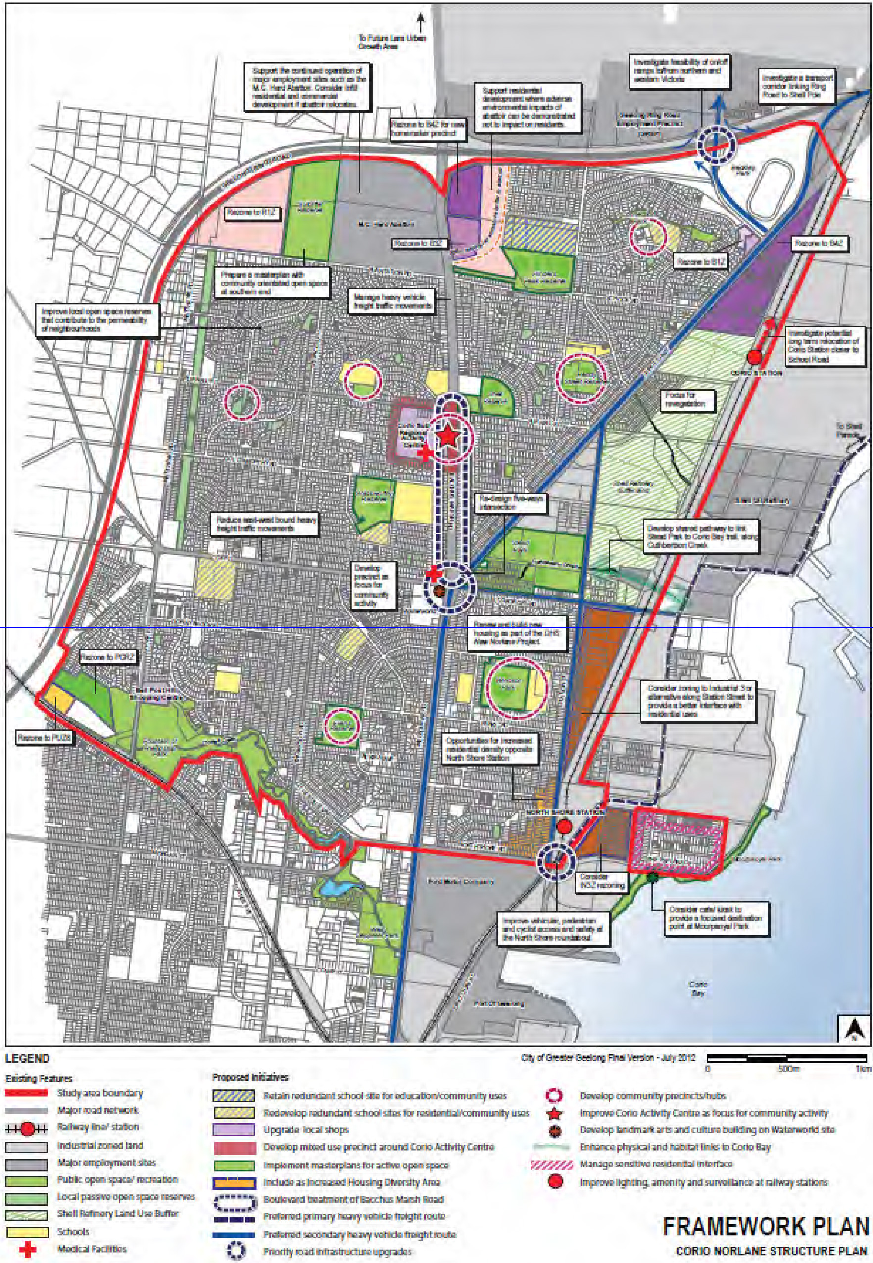 Framework Plan - Corio Norlane Sgtructure Plan
