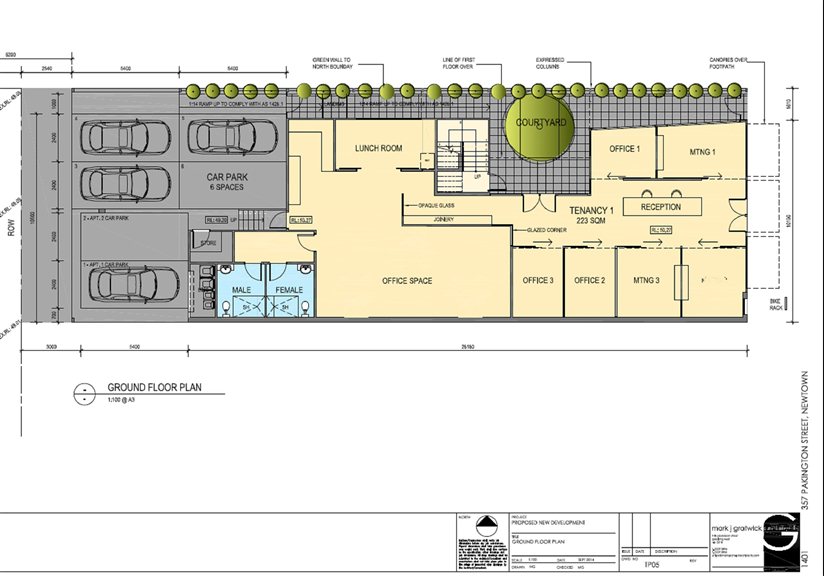Proposed ground floor site plan