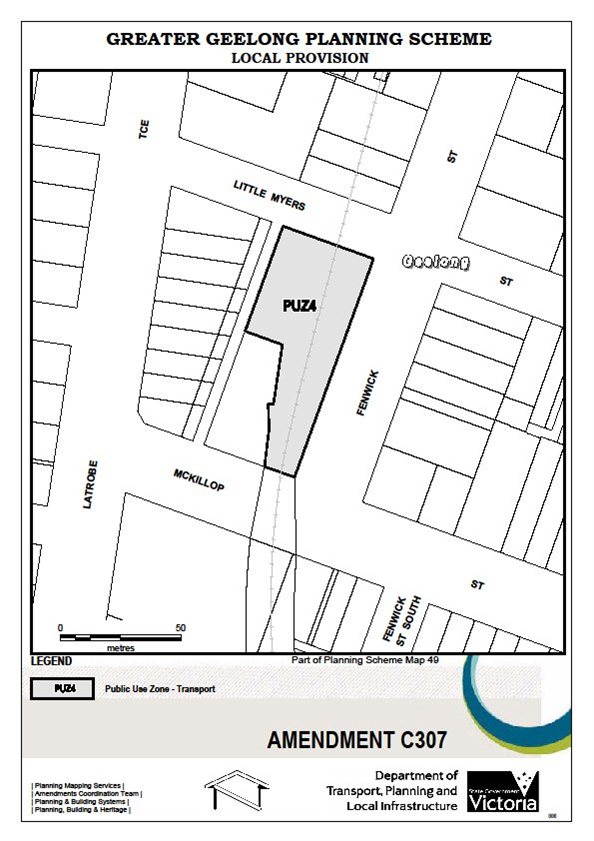 Amendment C307 - Public Use Zone - Transport - Part of Planning Scheme Map 49