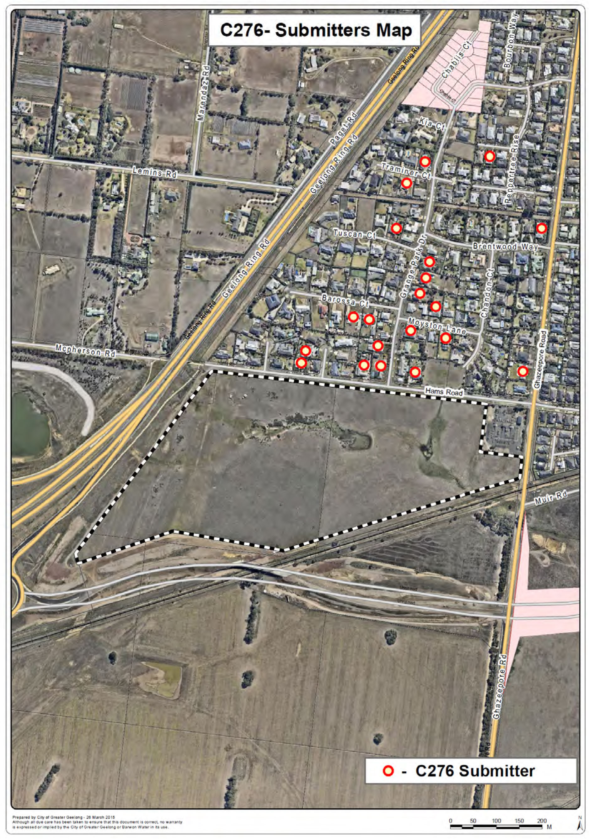 C276 Submitters map