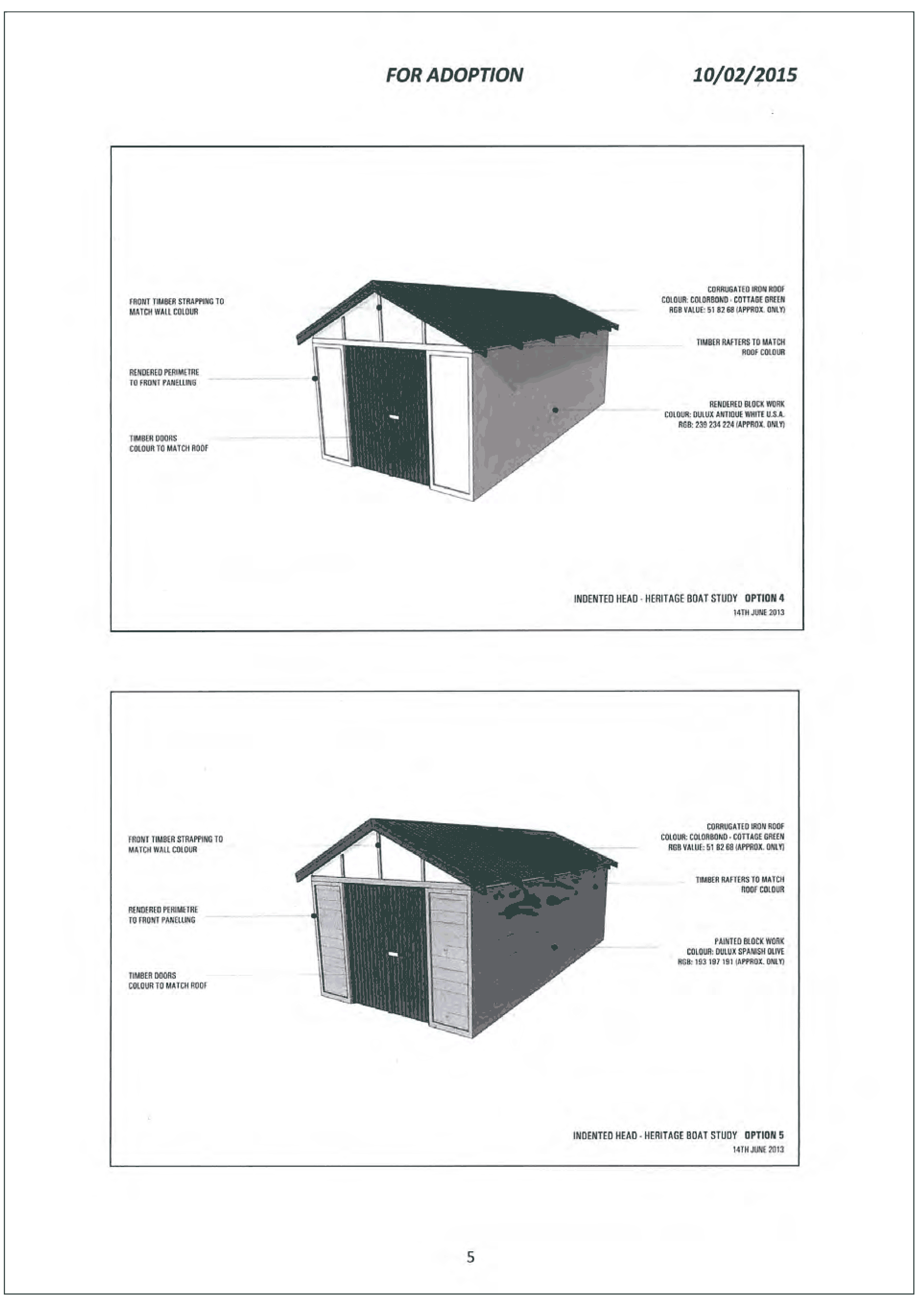 Batman Park Indented Head Incorporated Plan, February 2015 - page 5 of 8