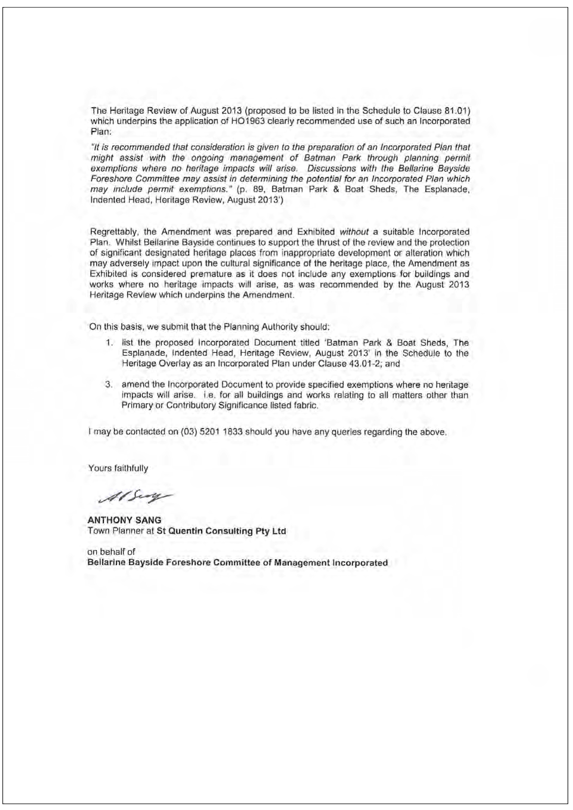 Bellarine Bayside submission - page 4 of 4 (St Quentin Consulting Pty Ltd on behalf of Bellarine Bayside Foreshore Committee of Management Incorporated)