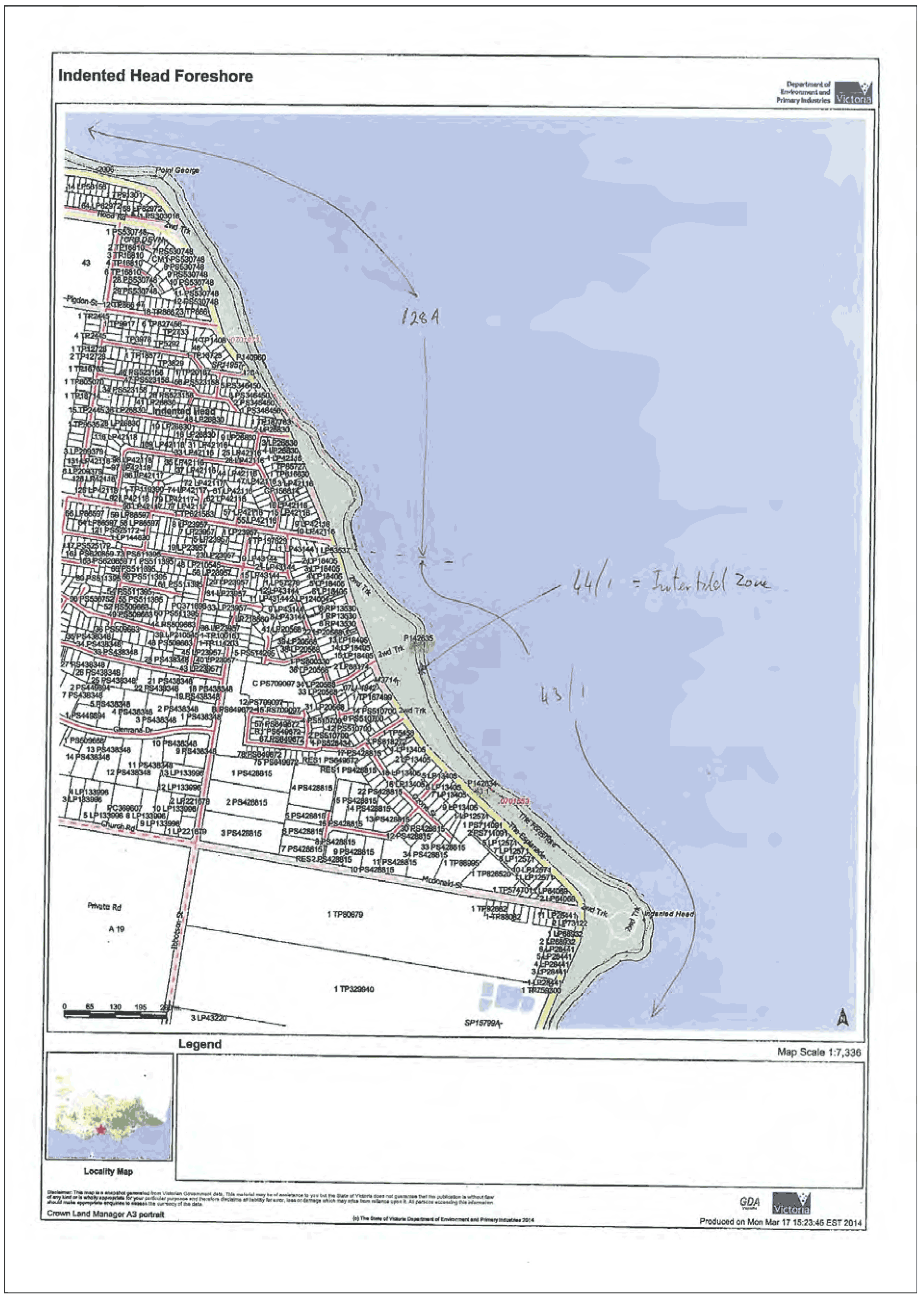 Indented Head foreshore map - page 4 of 4