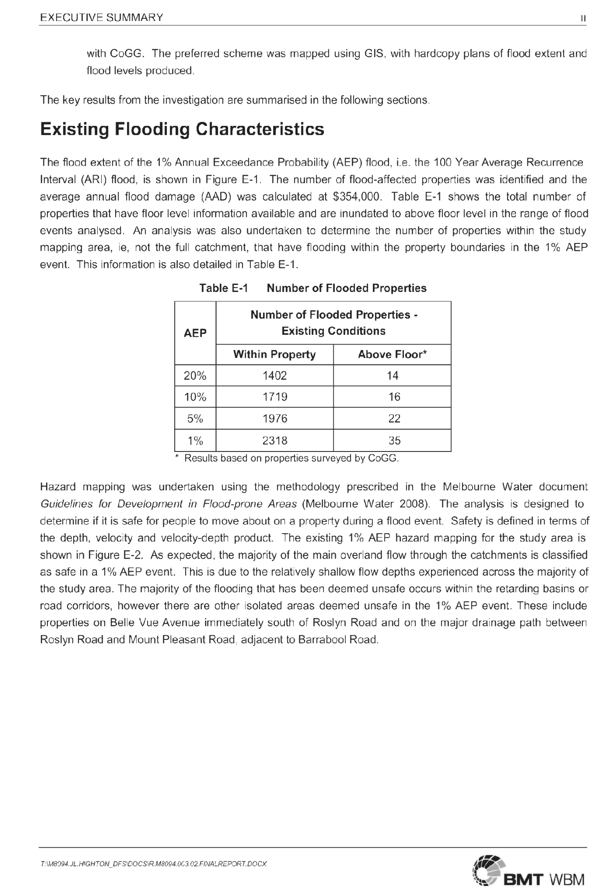 Executive Summary - page 2 of 6