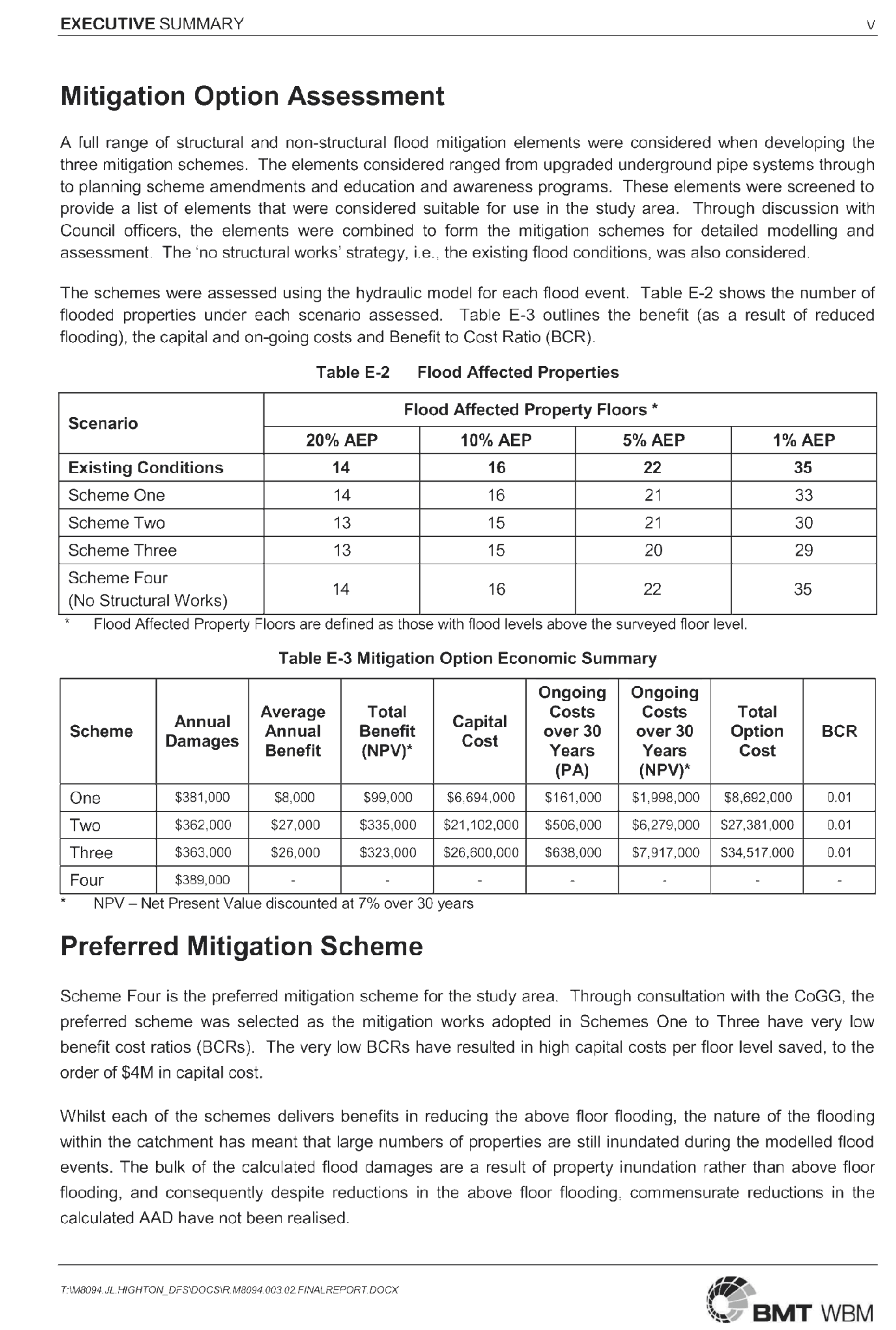 Executive Summary - page 5 of 6