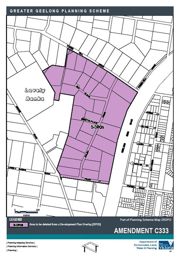 Area to be deleted from a Development Plan Overlay [DPO5]
