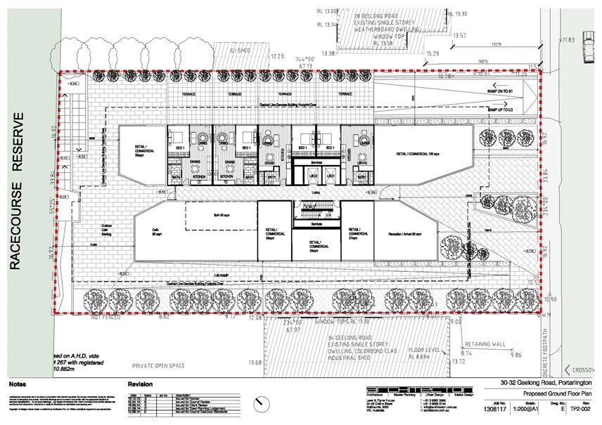 Proposed ground floor plan