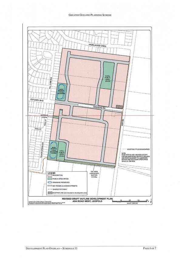 Amendment C280 - Cevelopment Plan Overlay - Schedule 33: Page 6 of 7