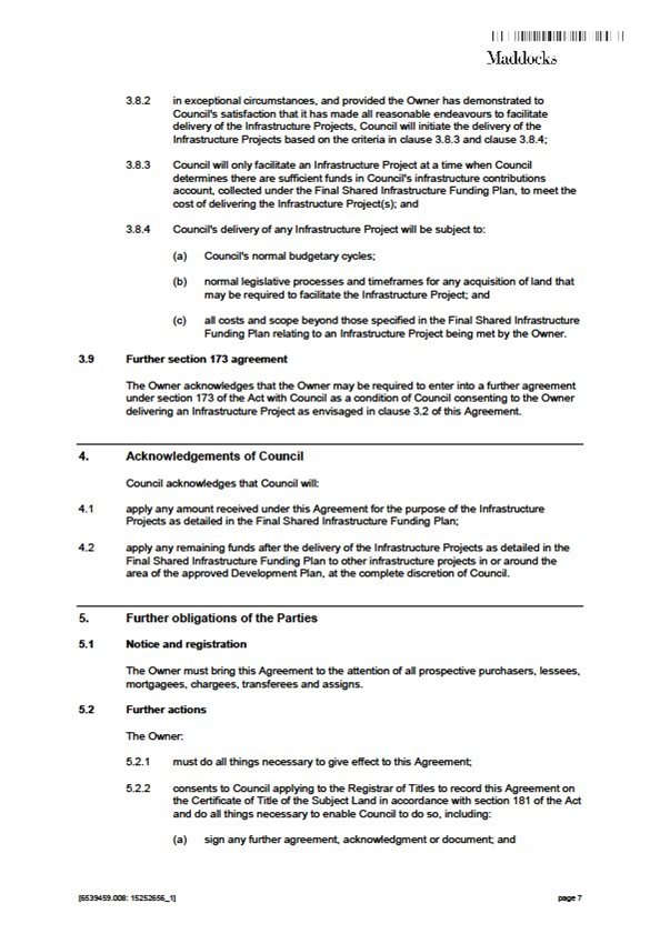 Section 173 Agreement Template - Page 7